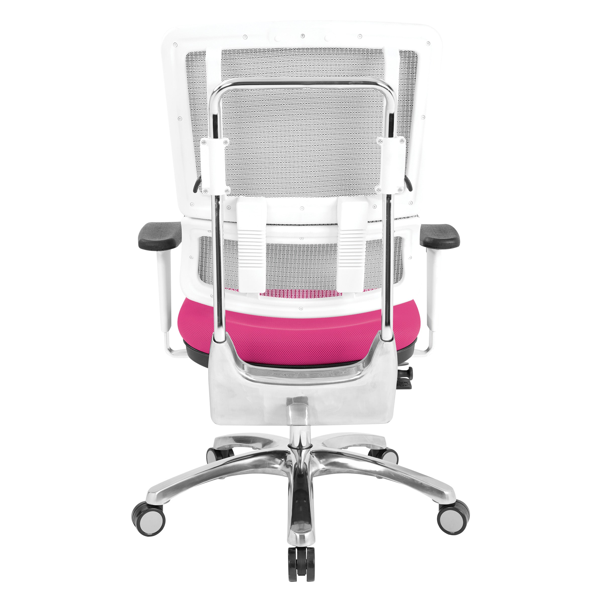 White Vertical Mesh Chair